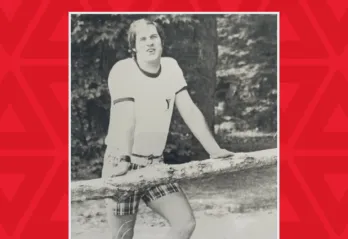 Black and White Photo of young Wayne Perkins 