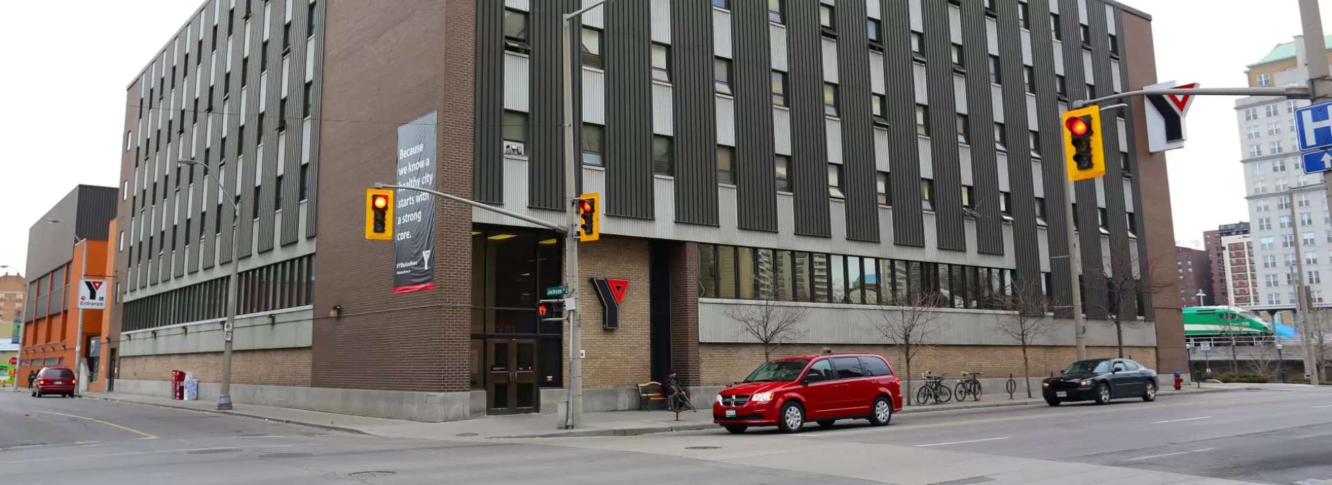 Exterior of the Hamilton Downtown Family YMCA